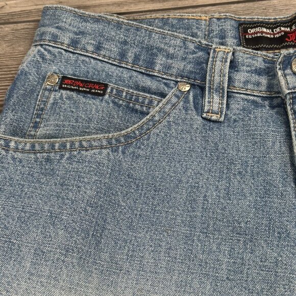 Crazy Vintage Y2K Jordan Craig Baggy Light Wash Denim Shorts - Picture 4 of 8